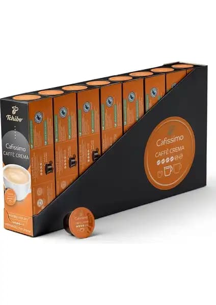 Tchibo Cafissimo Caffè Crema Rich Aroma: Yoğun Aromalı ve Kremsi Kahve Kapsülleri