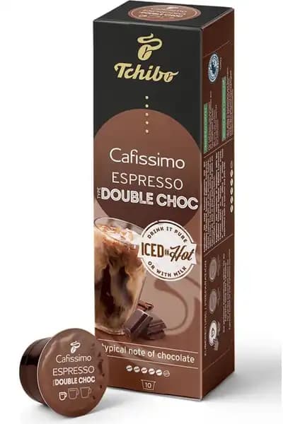 Tchibo Cafissimo Double Choc Aromalı Kapsül Kahve Sürdürülebilir ve Yoğun Çikolata Aromasıyla