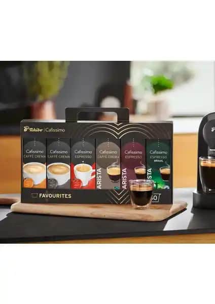 Tchibo Cafissimo Favori Koleksiyonu: Geniş Kahve Çeşitleri ve Yüksek Kalite Sunar