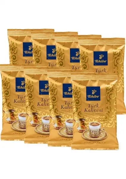 Tchibo Türk Kahvesi 100 Gr 8'li Paket Geleneksel ve Modern Kahve Keyfi