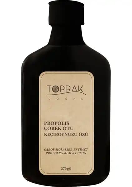 Toprak Doğal Propolis Çörek Otu Keçiboynuzu Özü: Doğal Sağlık Takviyesi ve Faydaları