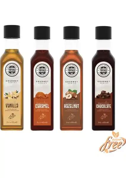 Tüfekçi Şekersiz Şurup Seti Sağlıklı ve Aromatik Tatlar İçin Geniş Seçenekler