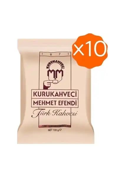 Türk Kahvesi Mehmet Efendi 10'lu Paket ile Geleneksel Lezzet ve Kalite Güvencesi