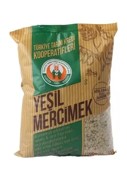 Türkiye Tarım Kredi Koop. Yeşil Mercimek 1 kg Sağlıklı ve Güvenilir Bakliyat Seçeneği