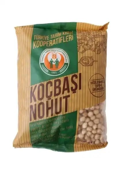 Türkiye Tarım Kredi Nohut 1 Kg Doğal ve Hijyenik Bakliyat Ürünü