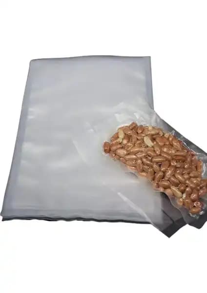 Vakur Vakum Makinelerine Uyumlu Tırtıklı Vakum Poşeti 15x20 cm, Sağlıklı ve Çok Yönlü Saklama Çözümü