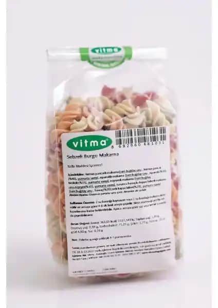 Vitma Sebzeli Burgu Makarna: Doğal ve Sağlıklı Beslenme İçin Güvenilir Alternatif