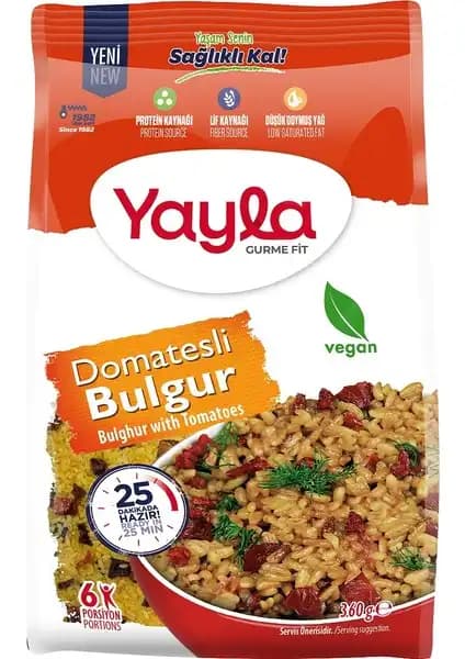 Yayla Gurme Fit Domatesli Bulgur Sağlıklı ve Lezzetli Alternatif 85 Karakter