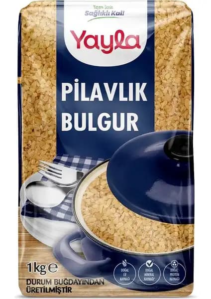 Yayla Pilavlık Bulgur 1 kg: Kaliteli ve Lezzetli Geleneksel Türk Bulgur Ürünü