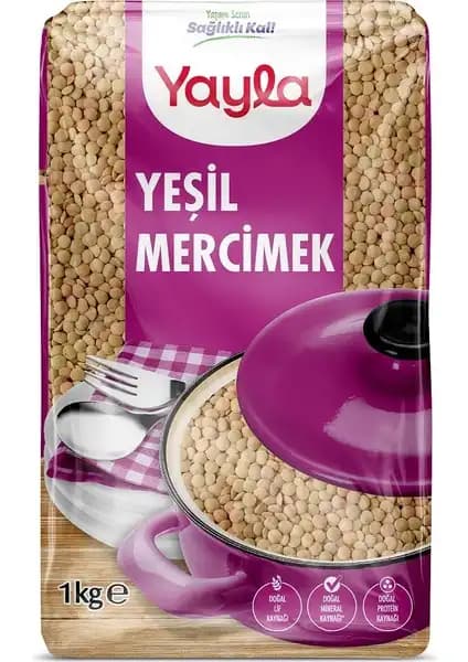 Yayla Yeşil Mercimek 1 Kg: Sağlıklı ve Lezzetli Bakliyat Seçeneği
