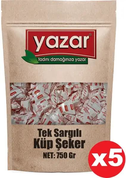 Yazar Tek Sargılı Küp Şeker: Doğal ve Hijyenik Kaliteyle Lezzetli Çay ve Kahve Deneyimi