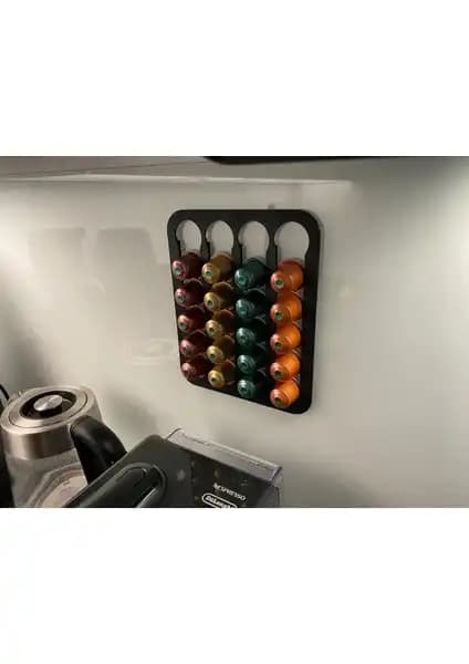 ZS Store Duvar Tipi Kahve Standı Nespresso ve Starbucks Uyumlu Pratik Çözüm