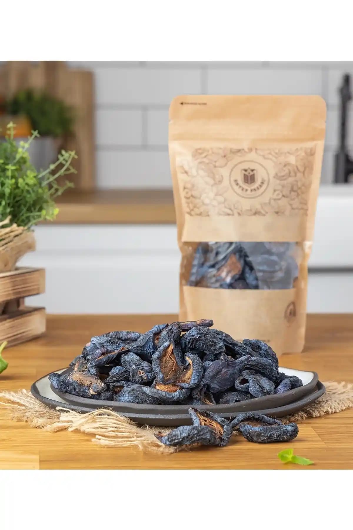 Antep Pazarı Erik Kurusu Dilimli Siyah Erik 200 g: Doğal, Şekersiz ve Alerjen İçerir