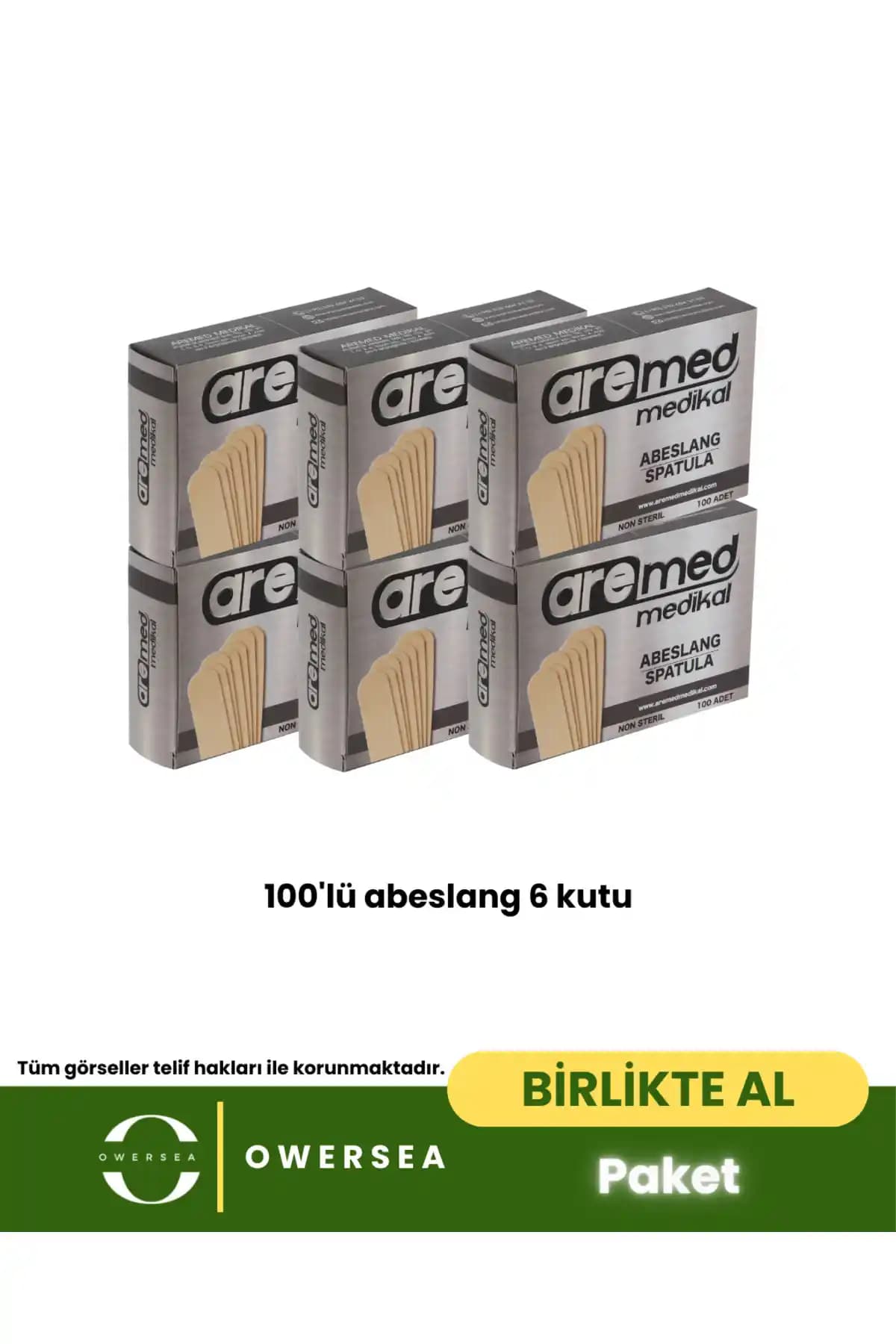 AREMED Abeslang Doğal Ahşap Ağda Spatulası: Türkiye Menşei, Kontrollü Uygulama