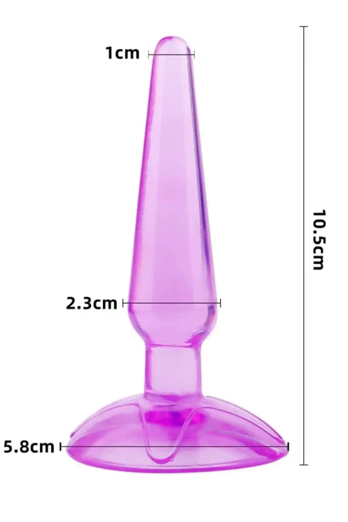 ARTHUR FLECK Vantuzlu Yumuşak Jel Dokulu Vajinal ve Anal Genişletici Alıştırıcı