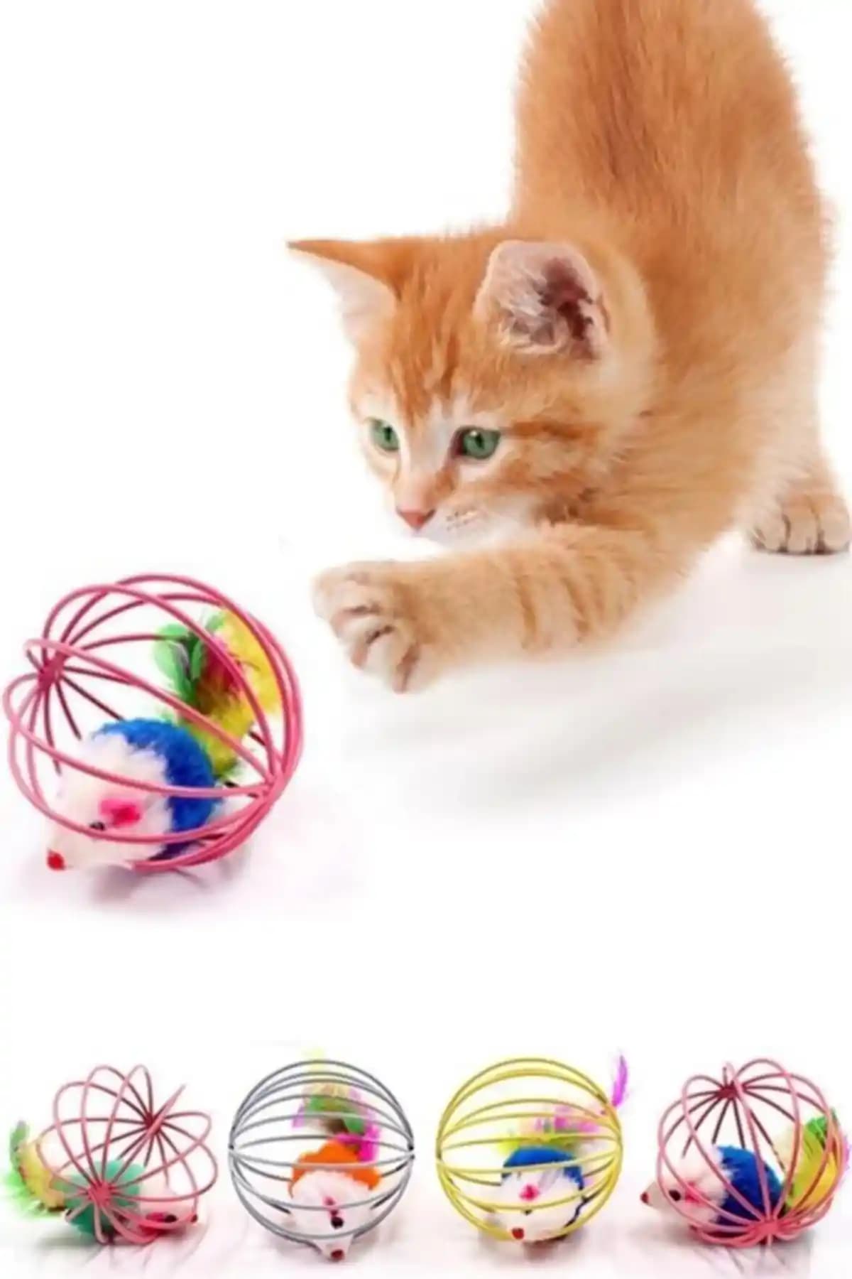 AYG1049 Barkodlu 6 cm Peluş Kafesli Fareli Kedi-Köpek Oyuncağı İnceleme ve Değerlendirme