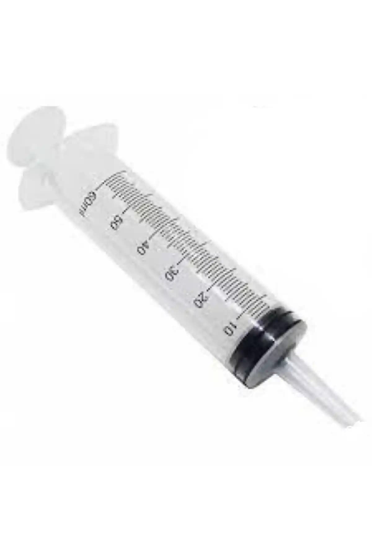 Ayset 60cc Çam Uçlu Beslenme Enjektörü Tek Kullanımlık EO Sterilizasyonlu ve CE/GMP Uyumlu