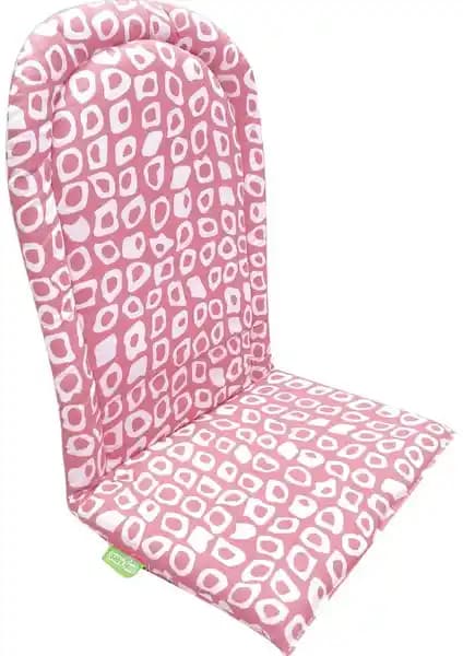 Babyjem Mama Sandalyesi Minderi: %100 Pamuk, Yumuşak Süngerli, Terletmez Kumaş 0-3 Yaş