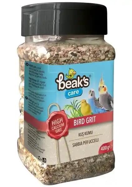 Beak's Grit Kuş Kumu 400 g: Doğal Minerallerle Kuş Sağlığı ve Tüy Parlaklığını Destekler