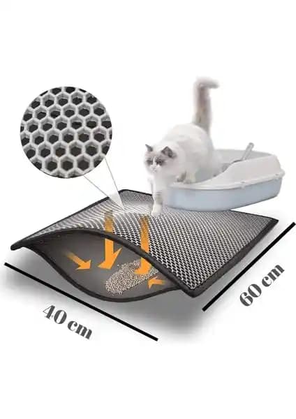 Bypet ve Tineke Elektrikli Kedi Tuvalet Önü Paspası Karşılaştırması: Boyut ve Kum Tutma