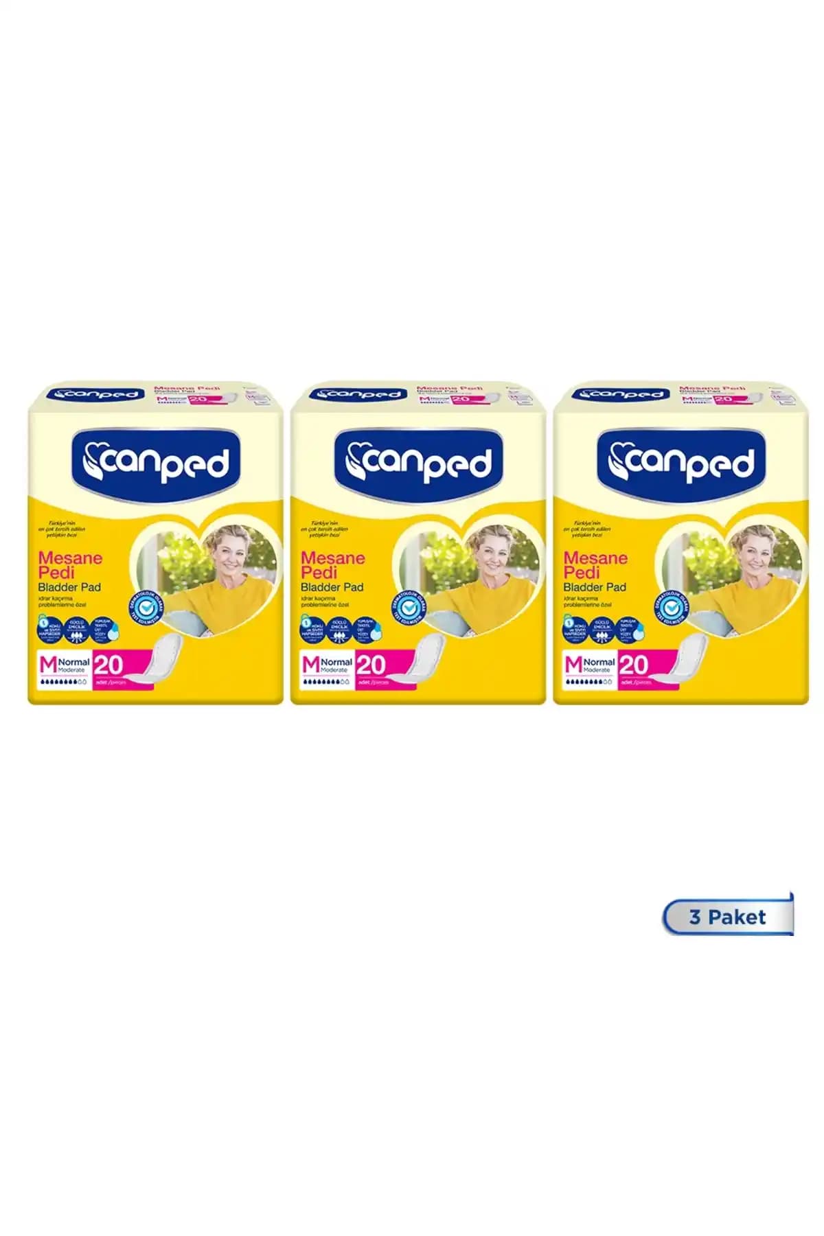 Canped Mesane Pedi Normal M Beden: Kadın Anatomisine Uygun Sızdırmazlık ve Konfor