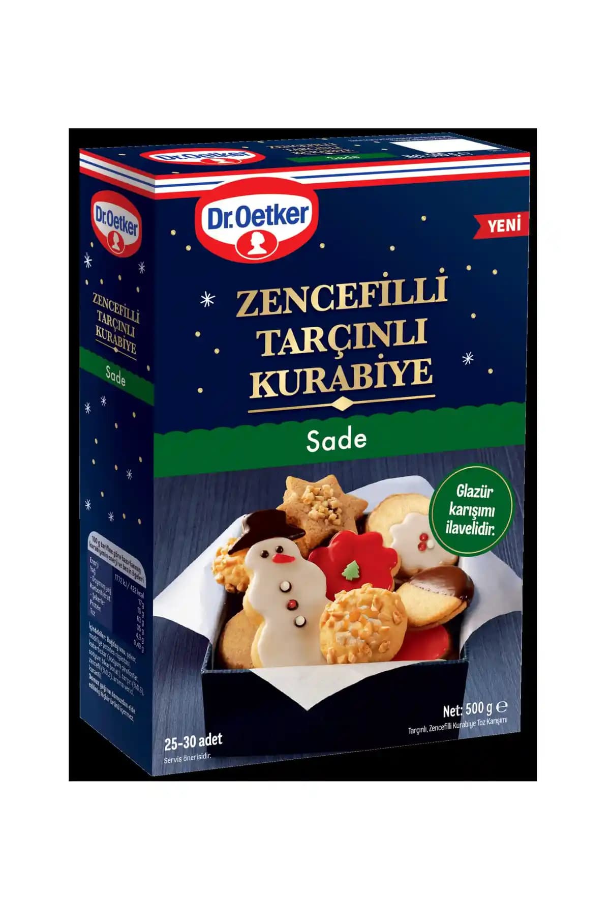 Dr. Oetker Zencefilli Tarçınlı Sade Kurabiye Un Glazür Karışımı Analitik İnceleme