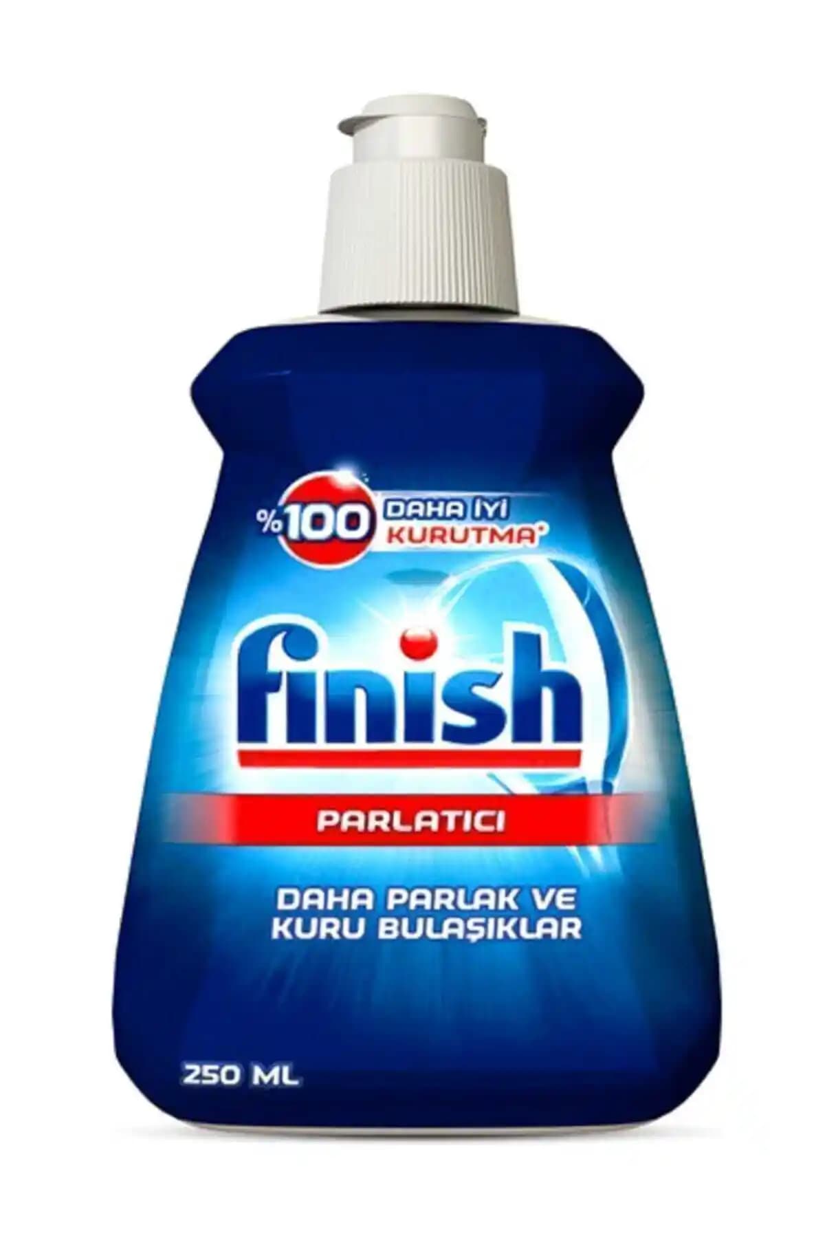 Finish Bulaşık Makinesi Parlatıcı 250 ml: Cam Bardaklarda Net Parlaklık ve Hızlı Kuruma