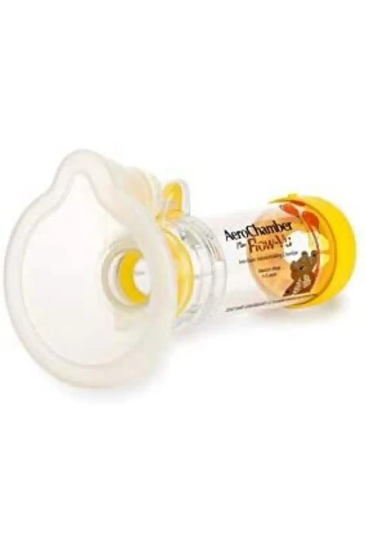 Flow-vu Aerochamber Sarı 1-5 Yaş için İnhalasyon Destek Cihazı Özellikleri ve Kullanım Rehberi