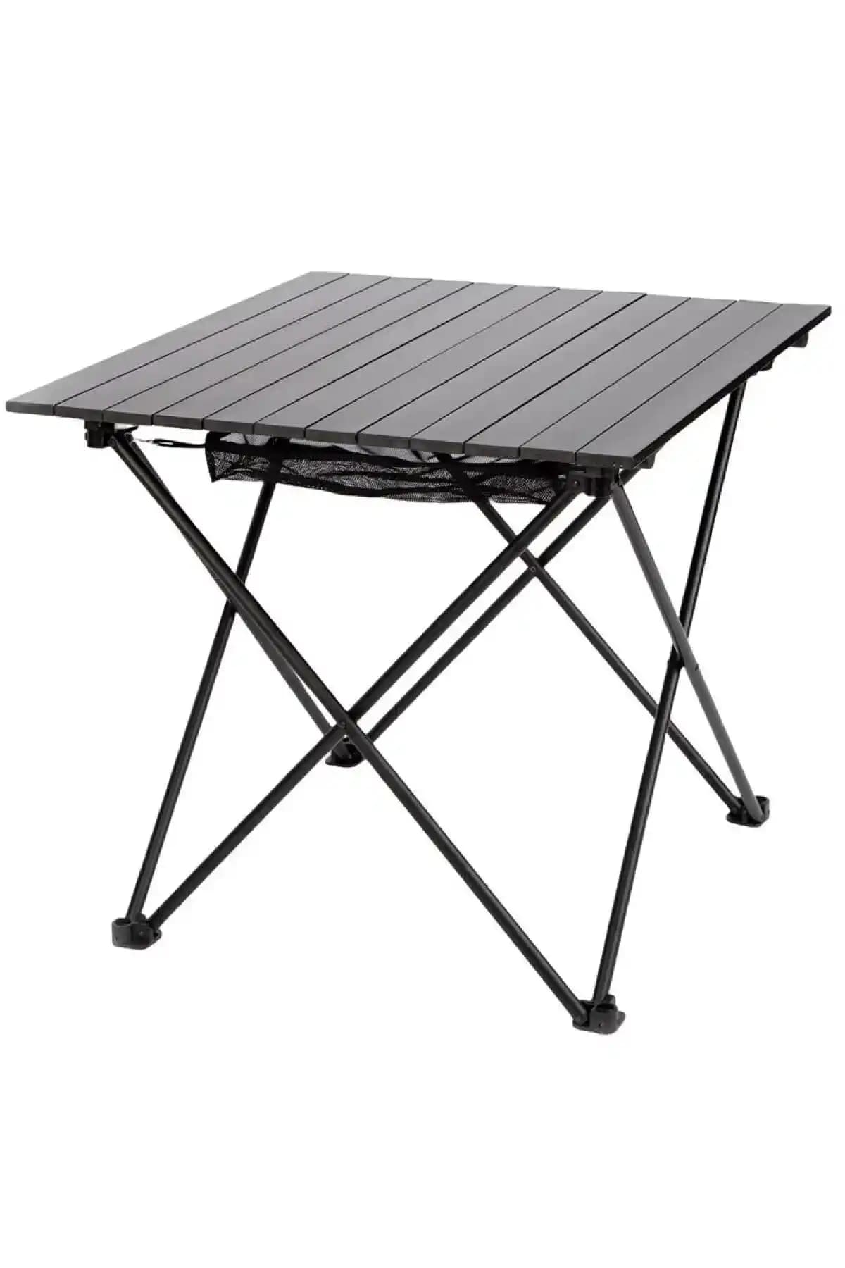 Funky Chairs Siyah Katlanabilir Kamp Masası Büyük: Dayanıklı ve Taşınabilir Çalışma Alanı
