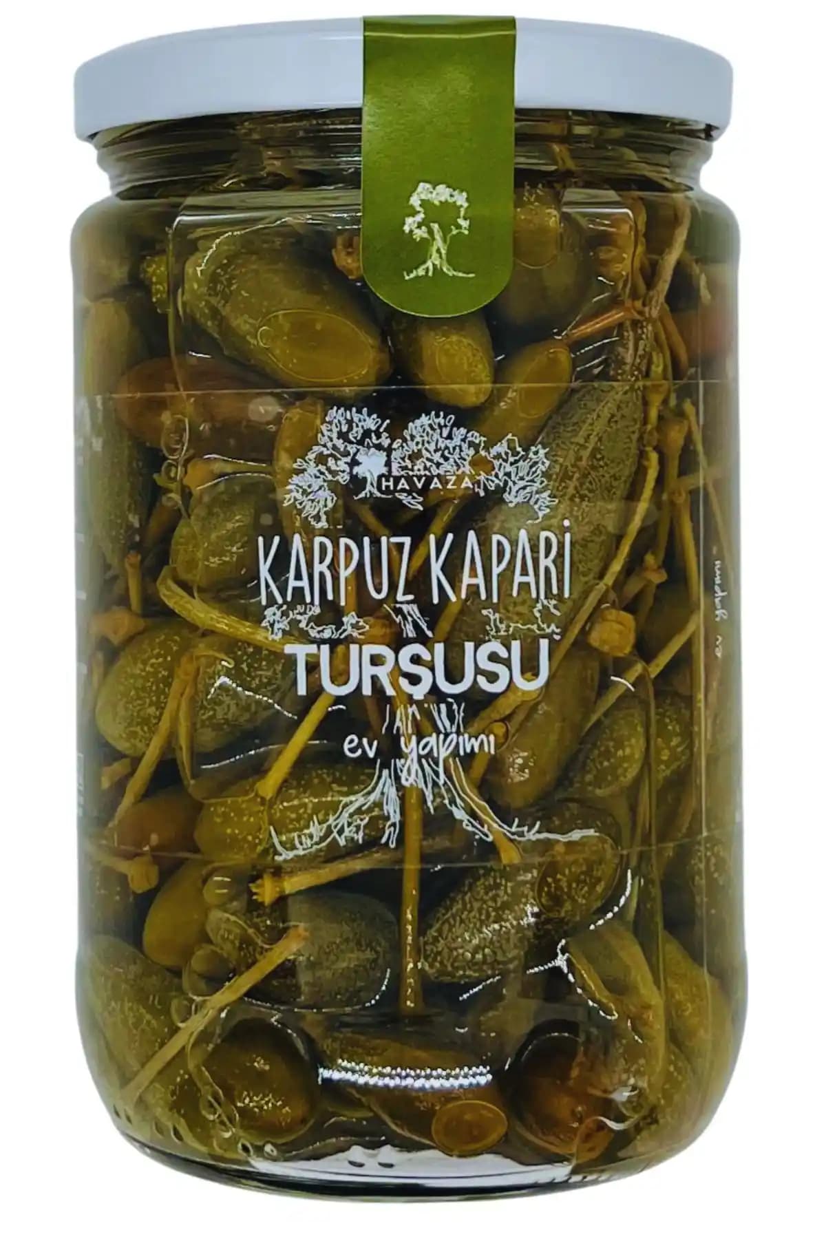 Geleneksel Üretimle Hazırlanan Havaza Karpuz Kapari Turşusu: Doğal Tat ve Katkısız Deneyim