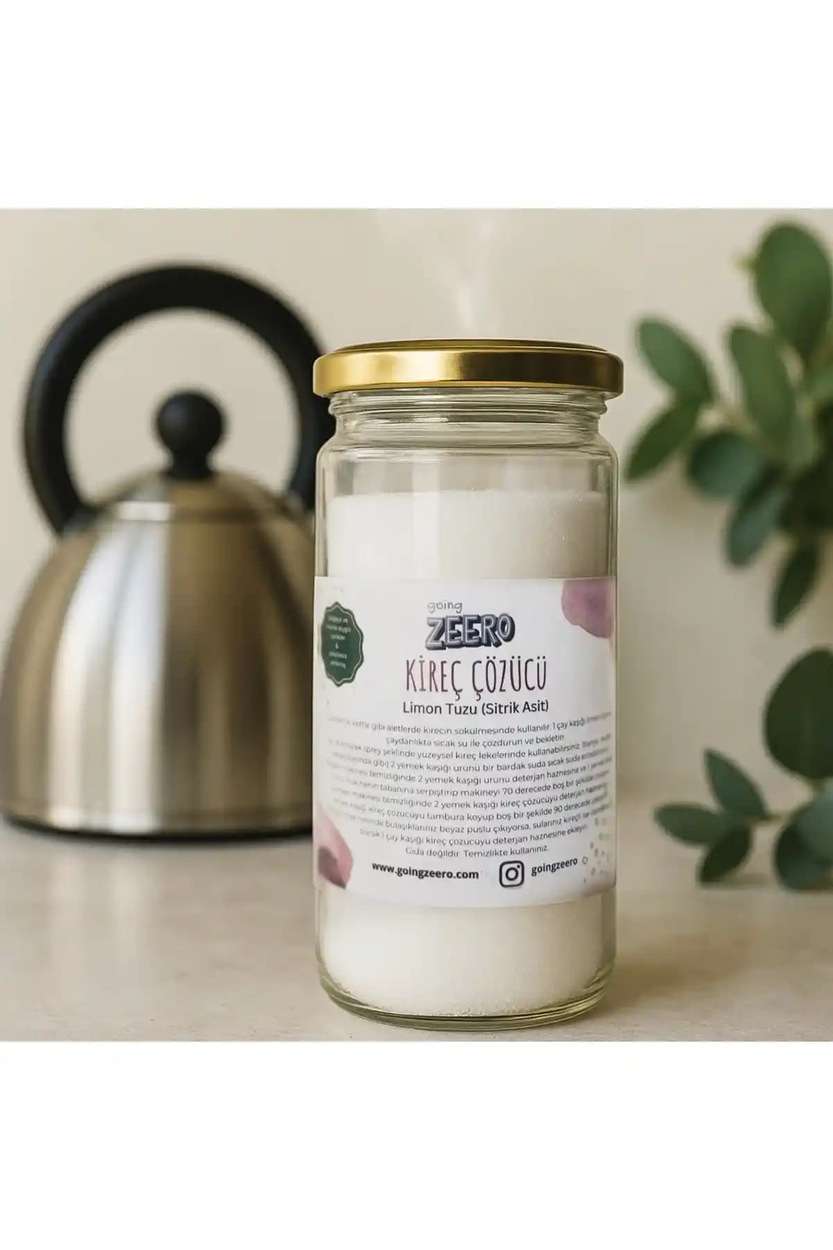 Going Zeero Doğal Kireç Çözücü ve Bulaşık Makinesi Temizleyici Büyük Boy 400 g
