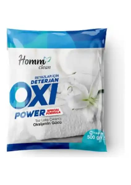 Homm Clean Oxi Power Beyazlar İçin Sıvı Deterjan 500 ml – Organik Formül ve Portakal Kokusu
