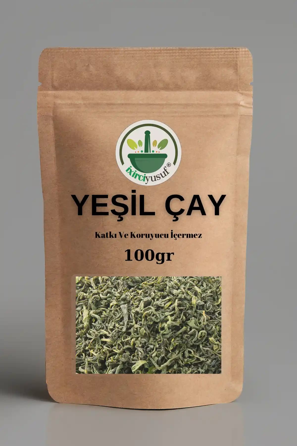 Ixirciyusuf Yeşil Çay: Doğal Kurutulmuş Elenmiş Yapraklar, 100 g – Antioksidan Zengin