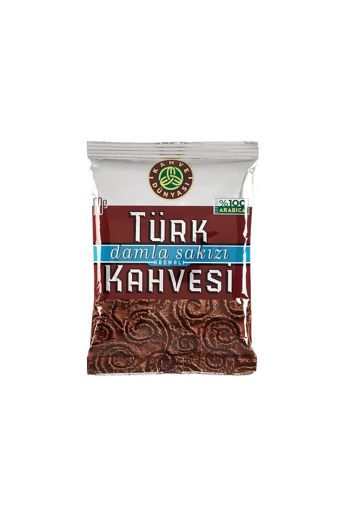 Kahve Dünyası Damla Sakızlı Türk Kahvesi 100 g: %100 Arabica ve Damla Sakızı Aroması