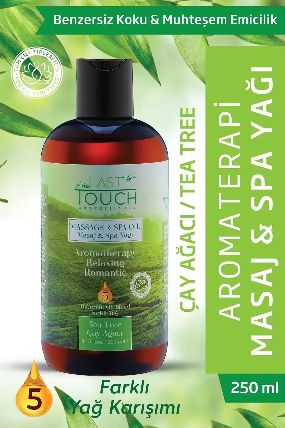 Last Touch Masaj Yağı Aromaterapi Çay Ağacı Seans: Doğal Bitkisel Rahatlama ve Cilt Desteği