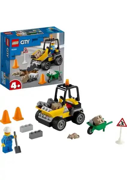 LEGO City Yol Çalışması Aracı 60284: Basit Parçalarla Bağımsız Yaratıcı Oyun Seti