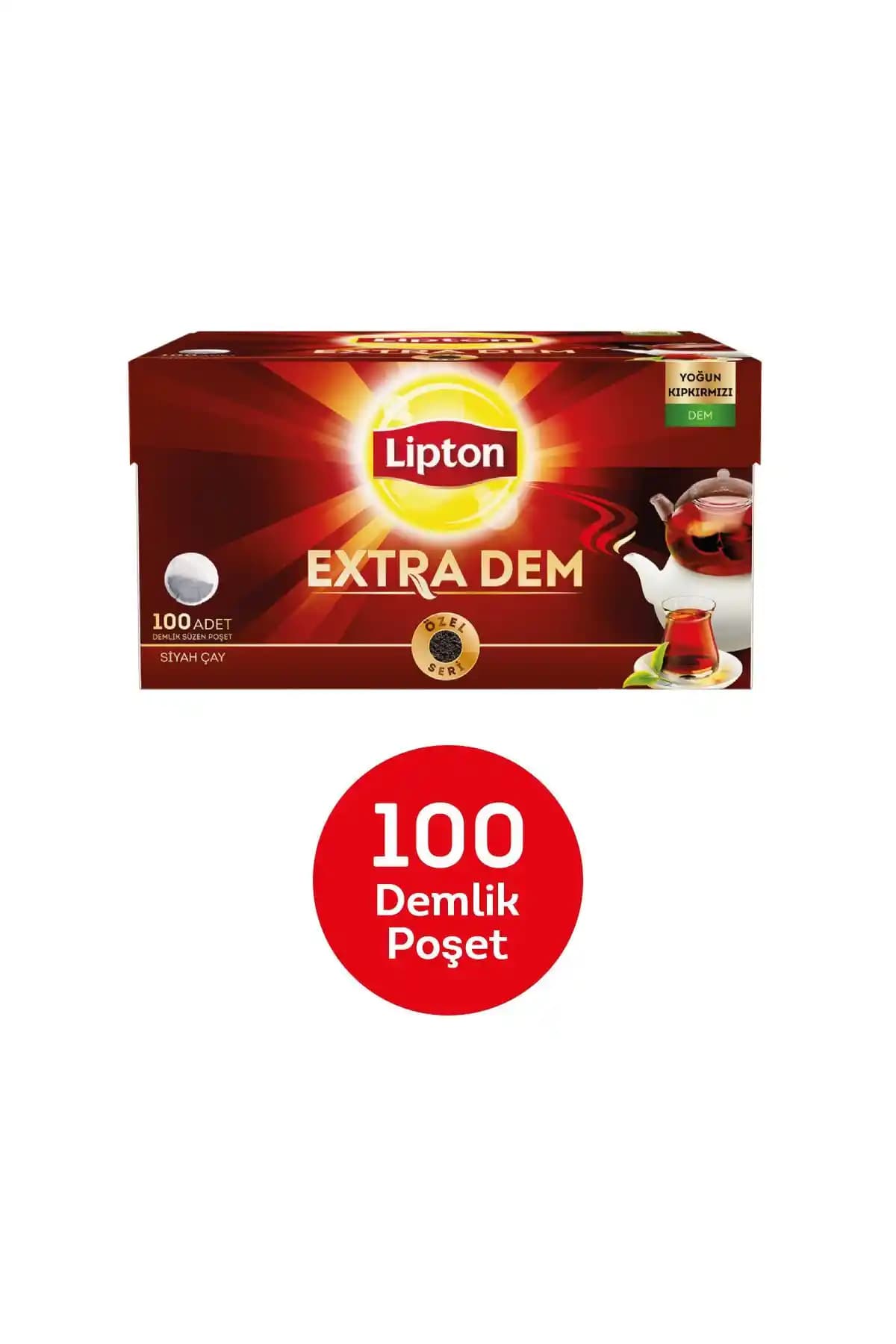 Lipton Extra Dem Demlik Poşet Çay 100'lü İnceleme ve Kullanıcı Görüşleri hakkında
