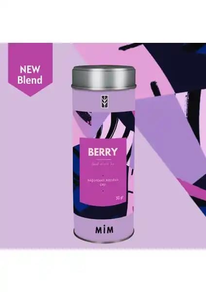 Mim Tea Berry Tea - Böğürtlenli Hibiskus Çayı: Türk yapımı doğal hibiskus ve meyve harmanı