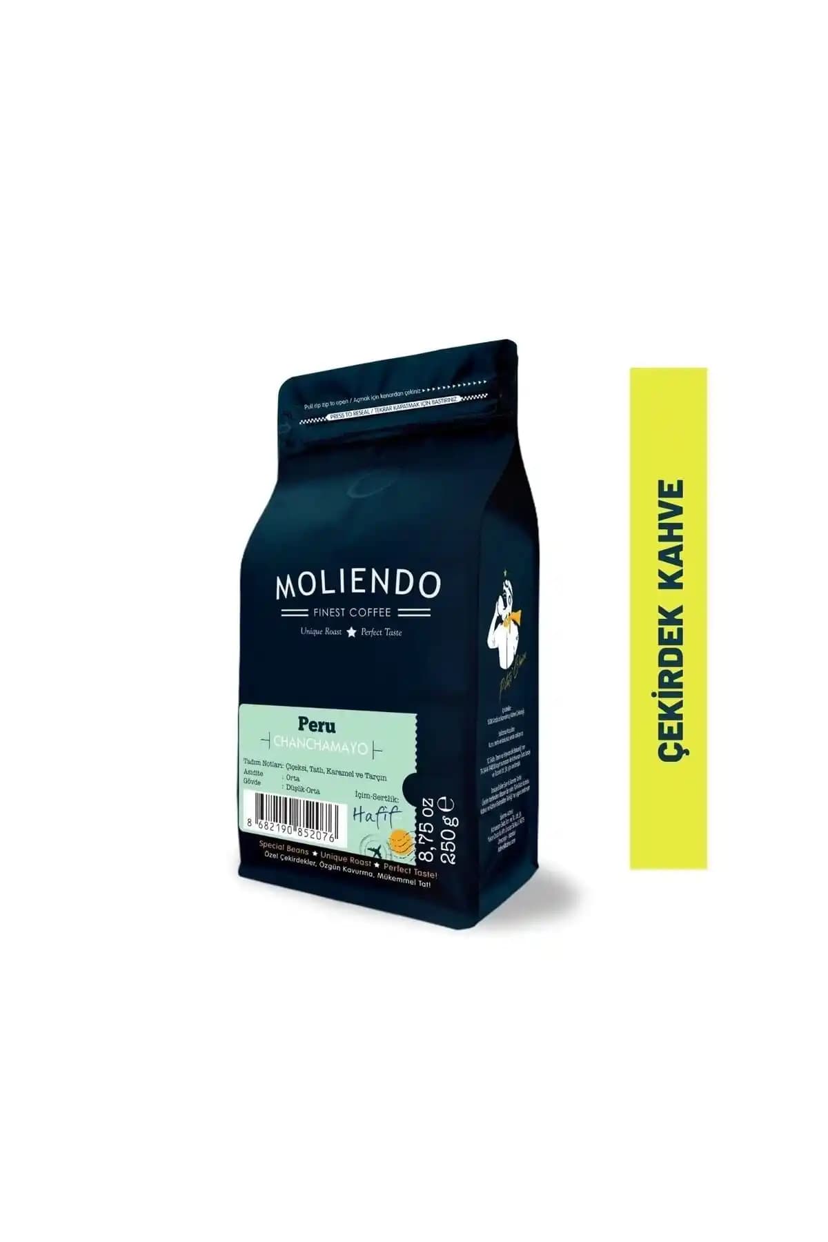 Moliendo Peru Chanchamayo Yöresel Çekirdek Kahve – 250 g: Narenciye ve Çiçeksi İçim