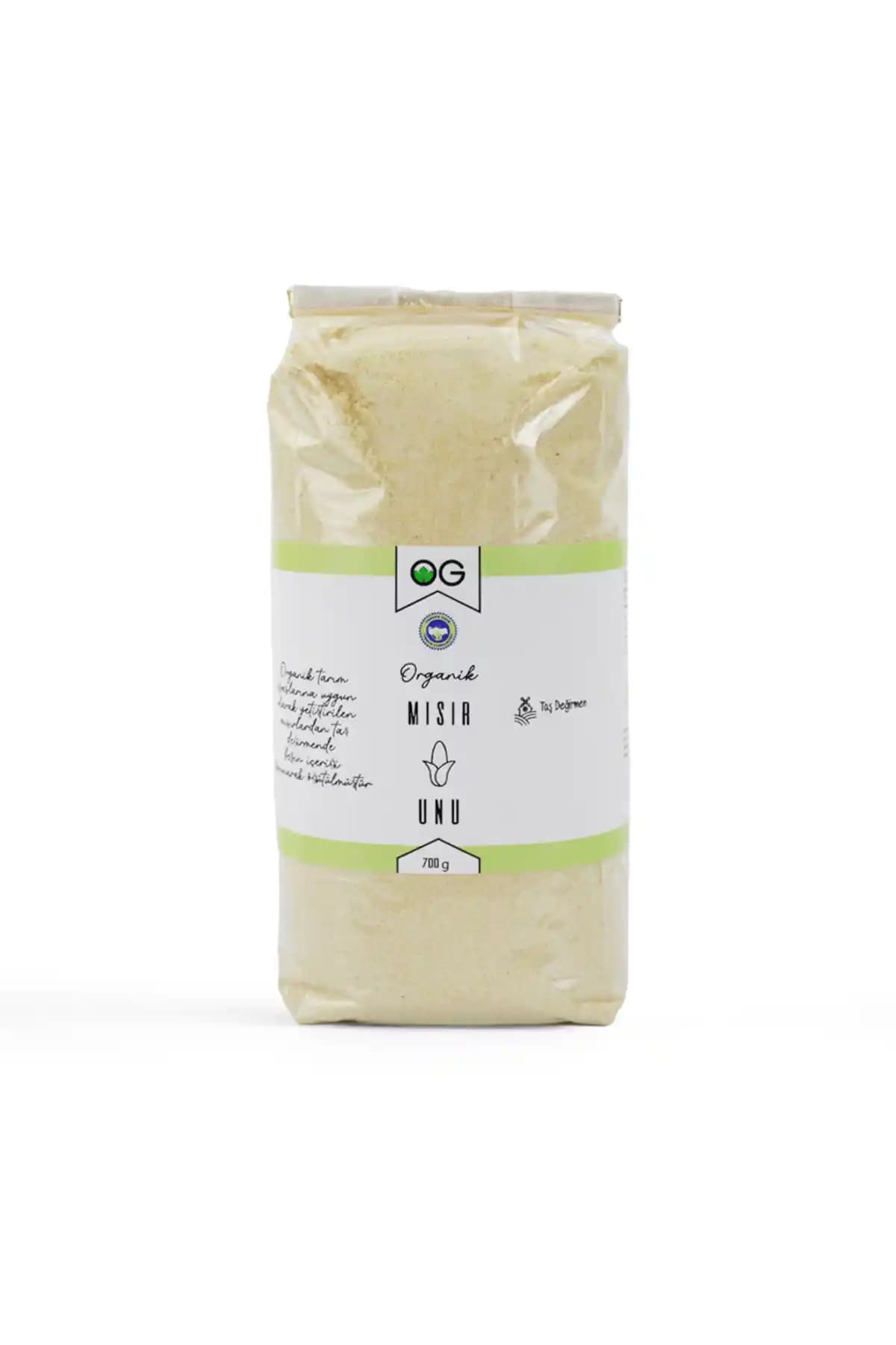 OG Doğal Organik Mısır Unu 700 g: Taş Değirmenli, GDO’suz ve Türkiye Menşeli