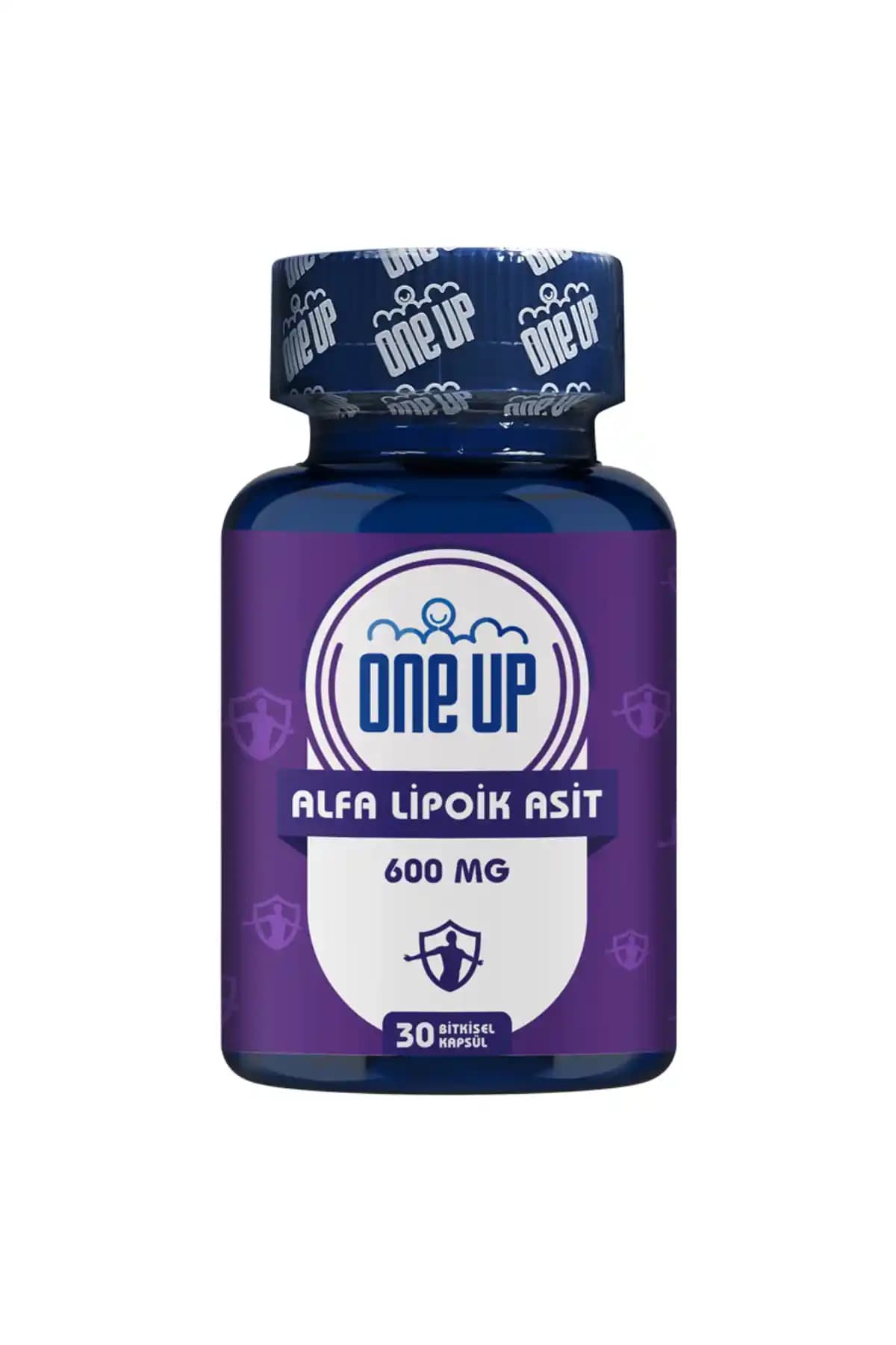 One Up Alfa Lipoik Asit 600 Mg 30 Kapsül: Yüksek Doz ALA, Bitkisel ve Helal Sertifikalı