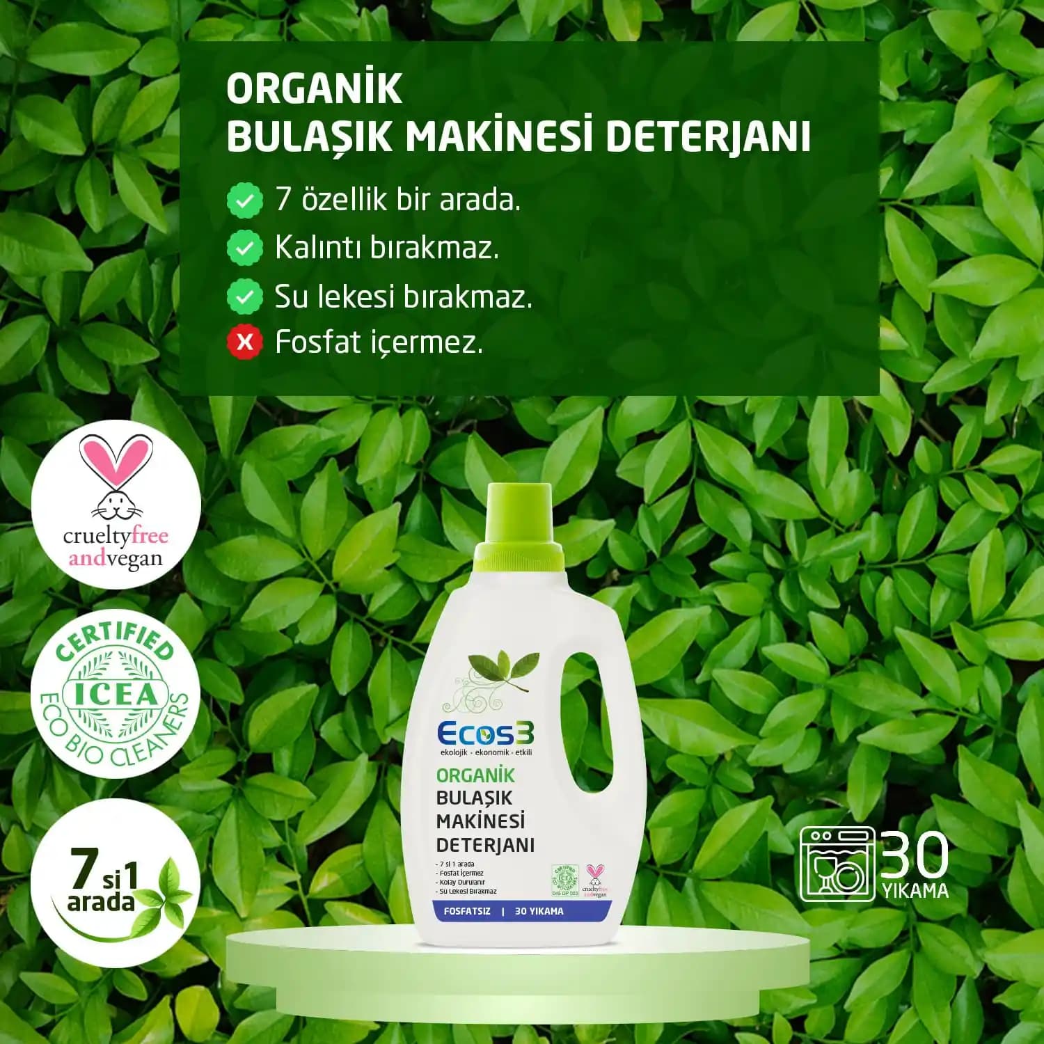 Organik Bulaşık Makinesi Deterjanları: Doğal, Çevre Dostu ve Cilt Dostu Seçim Kriterleri