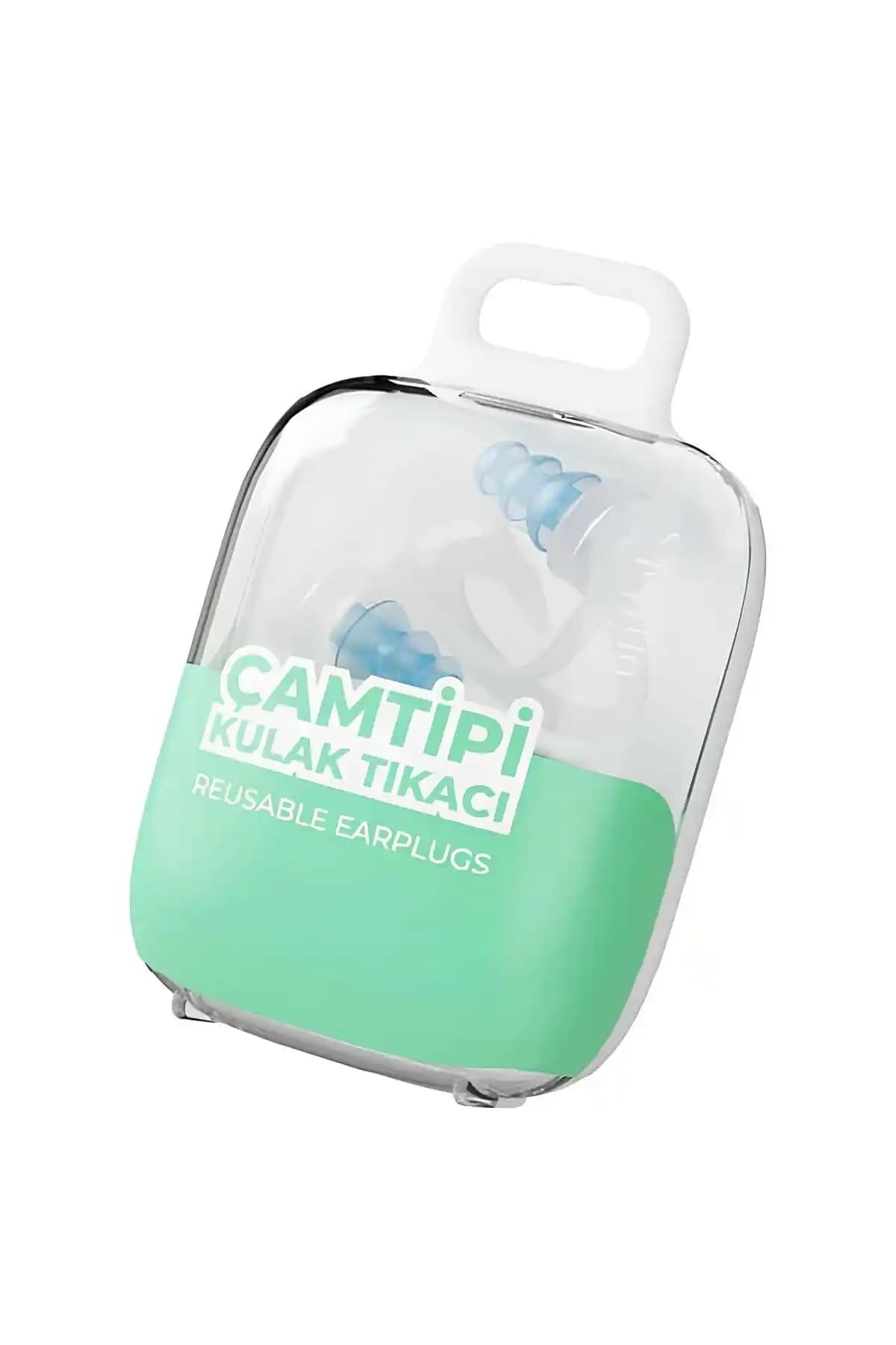 OTİFLEKS Çam Tipi Kulak Tıkacı Large: Türkiye Menşei, Turkuaz Renk ve Konfor