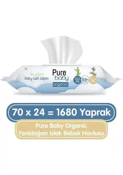 Pure Wipes Organik Yenidoğan Islak Havlu ile Sleepy Natural Yenidoğan Havlu Karşılaştırması