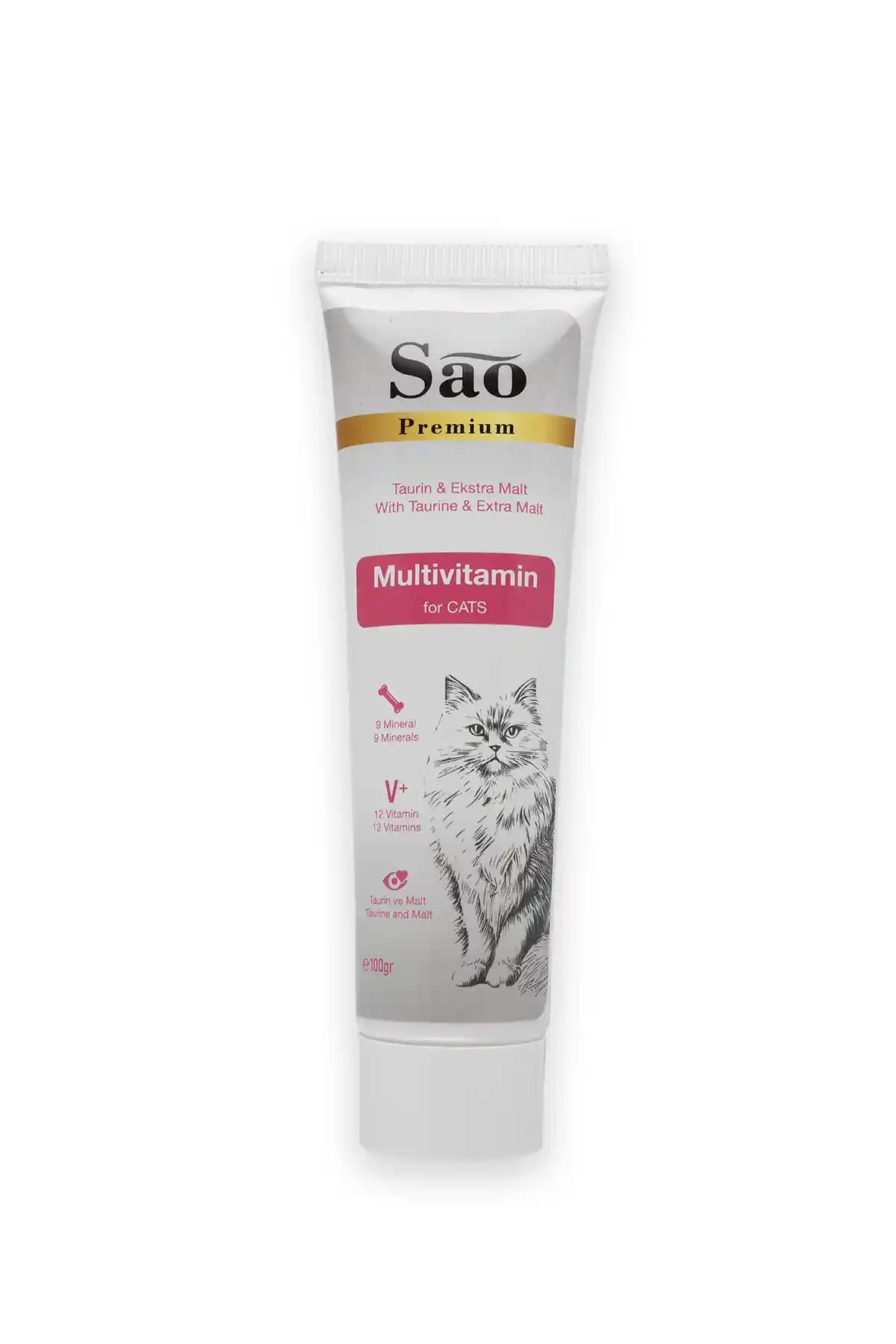 Sao Premium Kedi Macunu: TR menşeli multivitamin ile bağışıklık ve tüy sağlığı desteği