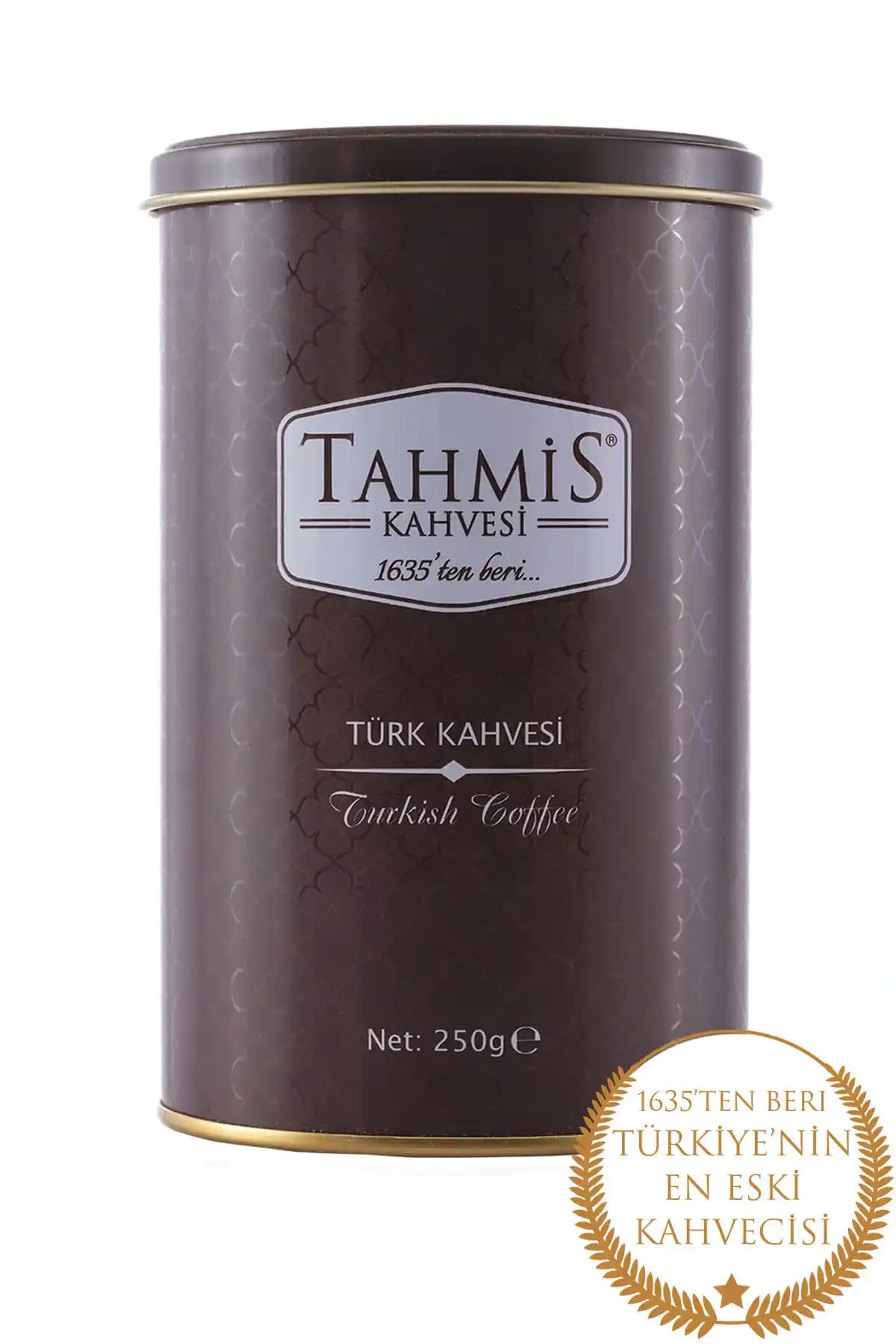 Tahmis Türk Kahvesi: Orta Kavrulmuş Arabica 250 g Teneke – Gelenek ve Modern Deneyim