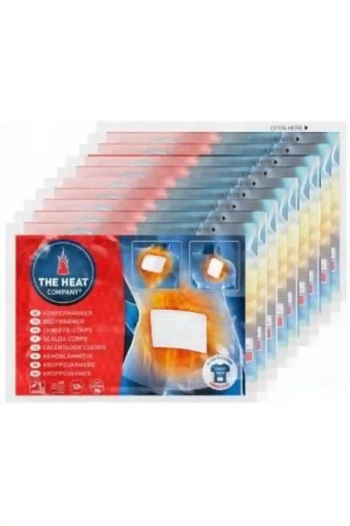 The Heat Company Yapışkanlı Vücut Isıtıcı Pedler: 9x13 cm, CE Sertifikalı, 12 Saat Isıtma