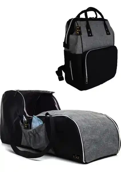 USF Portbebe Ana Kucağı Puset + Hastane Seti vs USF Lüx Bebek Bakım Sırt Çantası