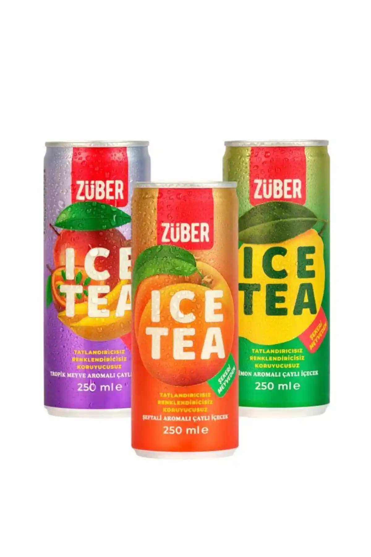 Züber Karma Ice Tea Deneme Paketi 3x250 ml - Türkiye Menşeli ve Deneyim Odaklı