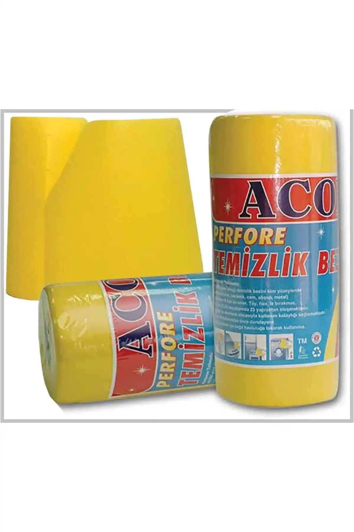 Acord Sarı Perfore Koparmalı Rulo Temizlik Bezi ile Pratik ve Hijyenik Temizlik Çözümü